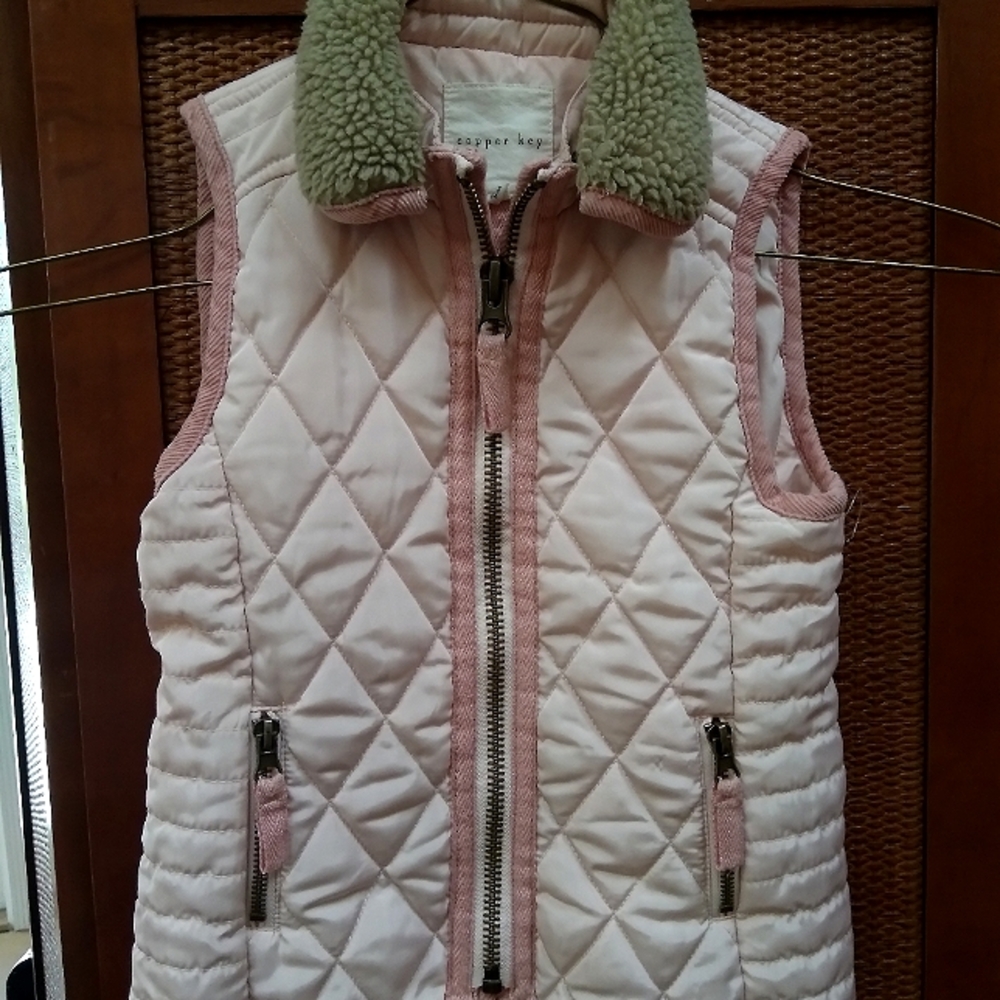 Copper Key 6/6x girls pink vest
